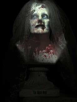 "Ghost Bust - Bride" Animated Haunted Projection Prop