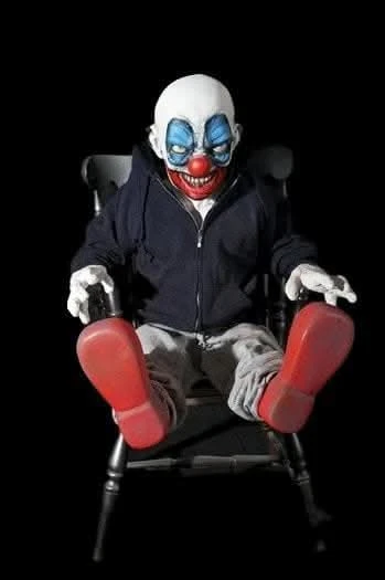 "Giggles The Clown" Electric Animated Halloween Prop 1 "Giggles The Clown" Electric Animated Halloween Prop