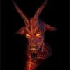 "Molten Devil Head Bust" Halloween Prop