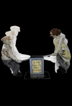 "See Saw Dolls Playground" Electric Animated Halloween Prop