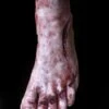 "Silicone Severed Left Female Foot" Body Parts Halloween Prop