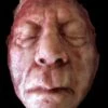 "Skinned Old Man Face - Silicone" Human Body Part Halloween Prop
