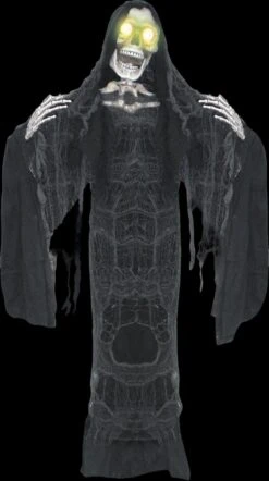 "Standing Reaper With Moving Jaw" Electric Animated Halloween Prop