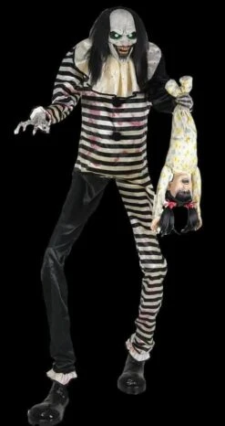 "Sweet Dreams Clown" Electric Animated Halloween Prop