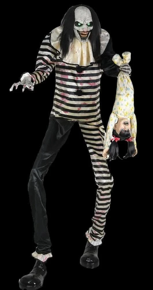 "Sweet Dreams Clown" Electric Animated Halloween Prop 1 "Sweet Dreams Clown" Electric Animated Halloween Prop