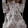 "Swinging Decrepit Doll" Electric Animated Halloween Prop