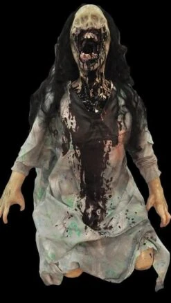 "Wretched" Animated Zombie Halloween Prop